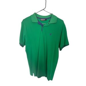 Thomas Pink Polo Purple & Green Color Blocks Size M